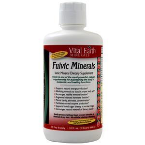 Vital Earth Minerals Fulvic Minerals Liquid 32 fl.oz