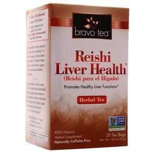 Bravo Tea Reishi Liver Health Herbal Tea 20 pckts