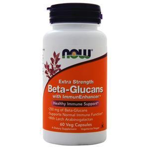 Now Beta-Glucans with ImmunEnhancer (250mg) 60 vcaps