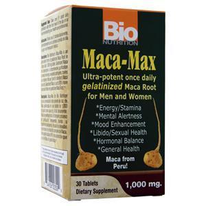 Bio Nutrition Maca-Max (1000mg) 30 tabs