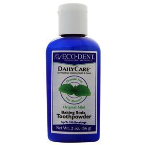 Ecodent Baking Soda Toothpowder DailyCare - Original Mint 2 oz