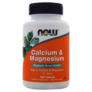 Now Calcium & Magnesium 100 tabs