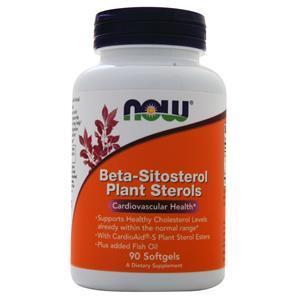 Now Beta-Sitosterol Plant Sterols 90 sgels