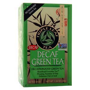 Triple Leaf Tea Decaf Green Tea 20 pckts