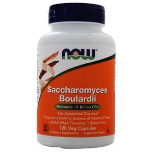 Now Saccharomyces Boulardii 120 vcaps