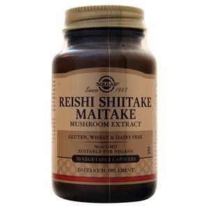 Solgar Reishi Shiitake Maitake Mushroom Extract 50 vcaps