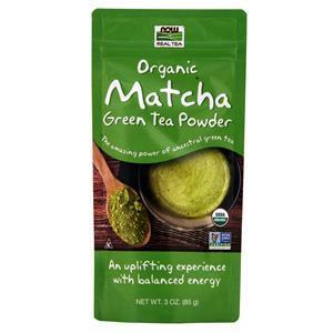 Now Real Tea - Organic Matcha Green Tea Powder 3 oz