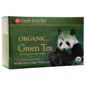 Uncle Lee's Tea Organic Green Tea 100 pckts