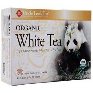 Uncle Lee's Tea Organic White Tea 100 pckts