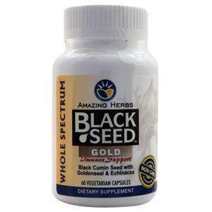 Amazing Herbs Whole Spectrum Black Seed Gold 60 vcaps