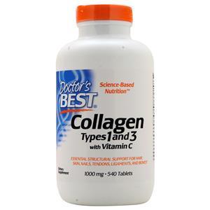 Doctor's Best Collagen Types 1 and 3 with Vitamin C 540 tabs