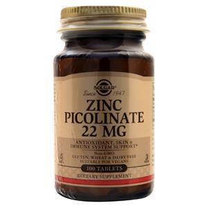Solgar Zinc Picolinate 100 tabs