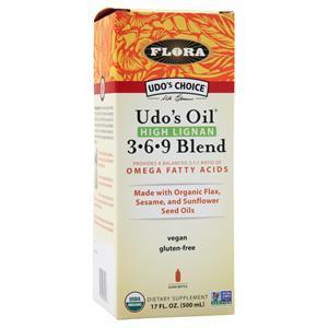 Flora Udo's Oil High Lignan 3-6-9 Blend 17 fl.oz
