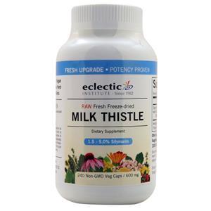 Eclectic Institute Raw Fresh Freeze-Dried Milk Thistle 240 vcaps