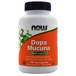 Now Dopa Mucuna 180 vcaps