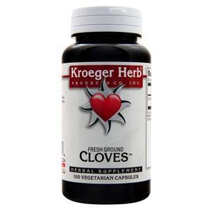 Kroeger Herb Products Cloves (450mg) 100 vcaps