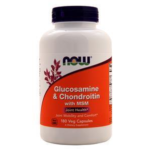 Now Glucosamine & Chondroitin plus MSM 180 vcaps