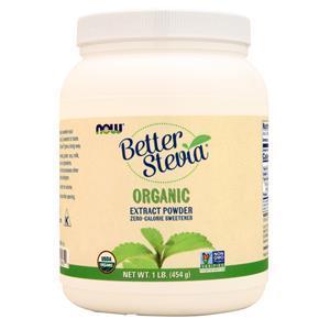 Now Better Stevia - Zero Calorie Sweetener (Certified Organic) 1 lbs
