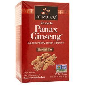 Bravo Tea Absolute Panax Ginseng Herbal Tea 20 pckts