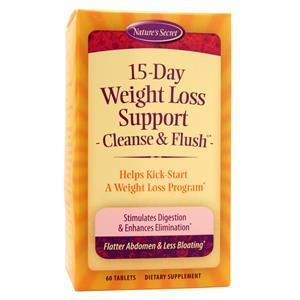 Nature's Secret 15-Day Weight Loss Support - Cleanse & Flush 60 tabs