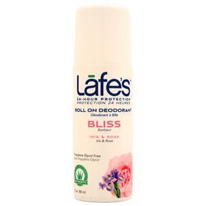 Lafe's Natural Bodycare Roll On Deodorant - Bliss Iris & Rose 3 oz
