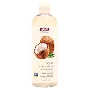 Now Liquid Coconut Oil - Pure Fractionated 16 fl.oz