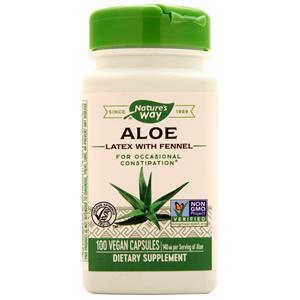 Nature's Way Aloe - Latex with Fennel 100 vcaps