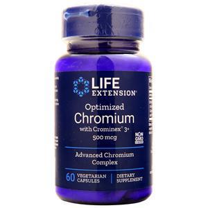 Life Extension Optimized Chromium with Crominex 3+ (500mcg) 60 vcaps