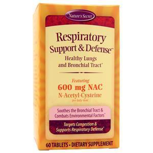 Nature's Secret Respiratory Support & Defense 60 tabs