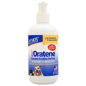 Zymox Oratene Enzymatic Brushless Oral Care Water Additive for Dogs & Cats 8 fl.oz