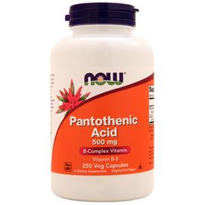 Now Pantothenic Acid 250 vcaps