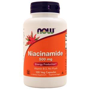 Now Niacinamide (500mg) 100 vcaps