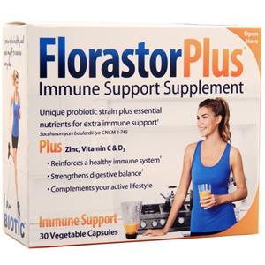Florastor FlorastorPlus Immune Support Supplement 30 vcaps