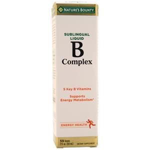 Nature's Bounty Sublingual Liquid B Complex 2 fl.oz