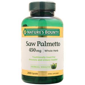 Nature's Bounty Saw Palmetto (450mg) 250 caps