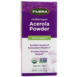 Flora Acerola Powder - Certified Organic 1.7 oz