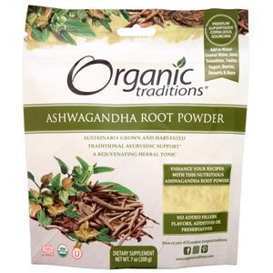 Organic Traditions Ashwagandha Root Powder 7 oz