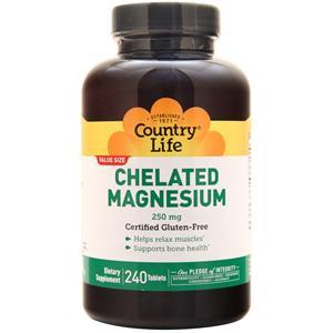 Country Life Chelated Magnesium (250mg) 240 tabs