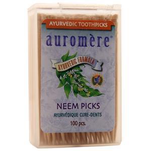 Auromere Ayurvedic Neem Picks 100 count