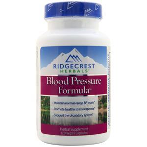 Ridgecrest Herbals Blood Pressure Formula 120 vcaps