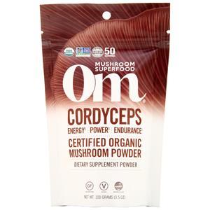 OM Mushroom Superfood Cordyceps Mushroom Powder - Certified Organic 100 grams