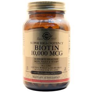 Solgar Biotin (10,000mcg)  120 vcaps