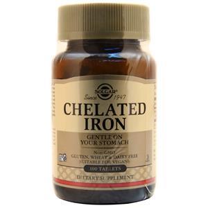 Solgar Chelated Iron (25mg) 100 tabs