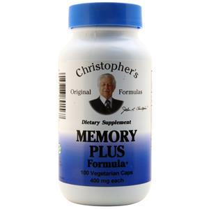 Christopher's Original Formulas Memory Plus Formula 100 vcaps