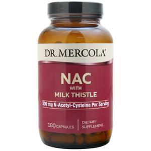 Dr. Mercola NAC with Milk Thistle 180 caps