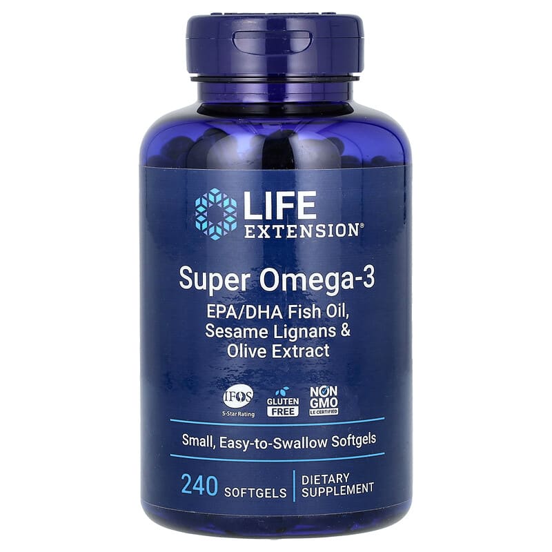 Life Extension Super Omega-3  240 sgels