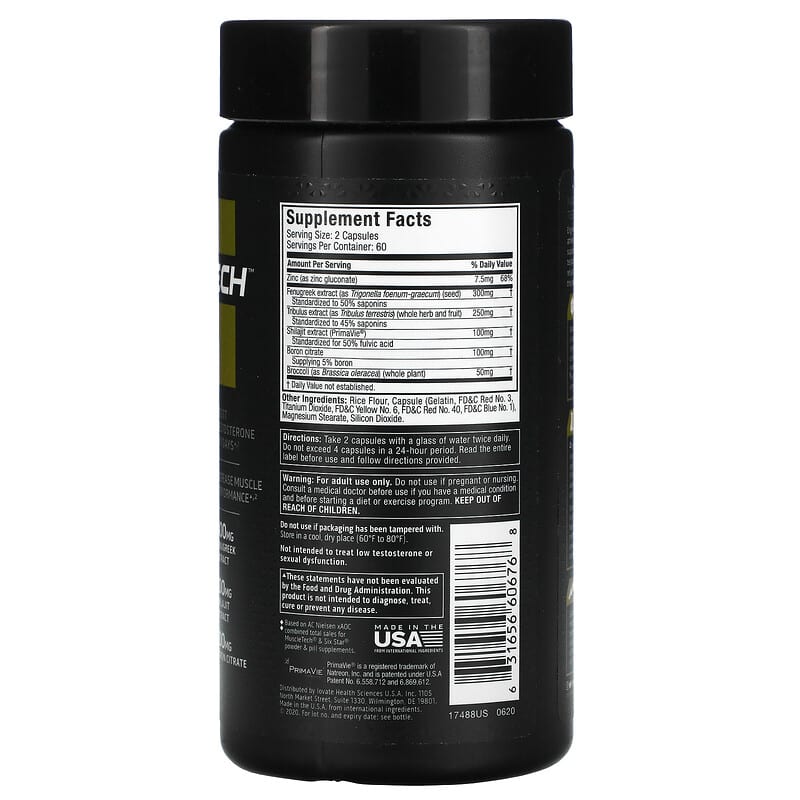 Muscletech Alpha Test Pro Series  120 caps