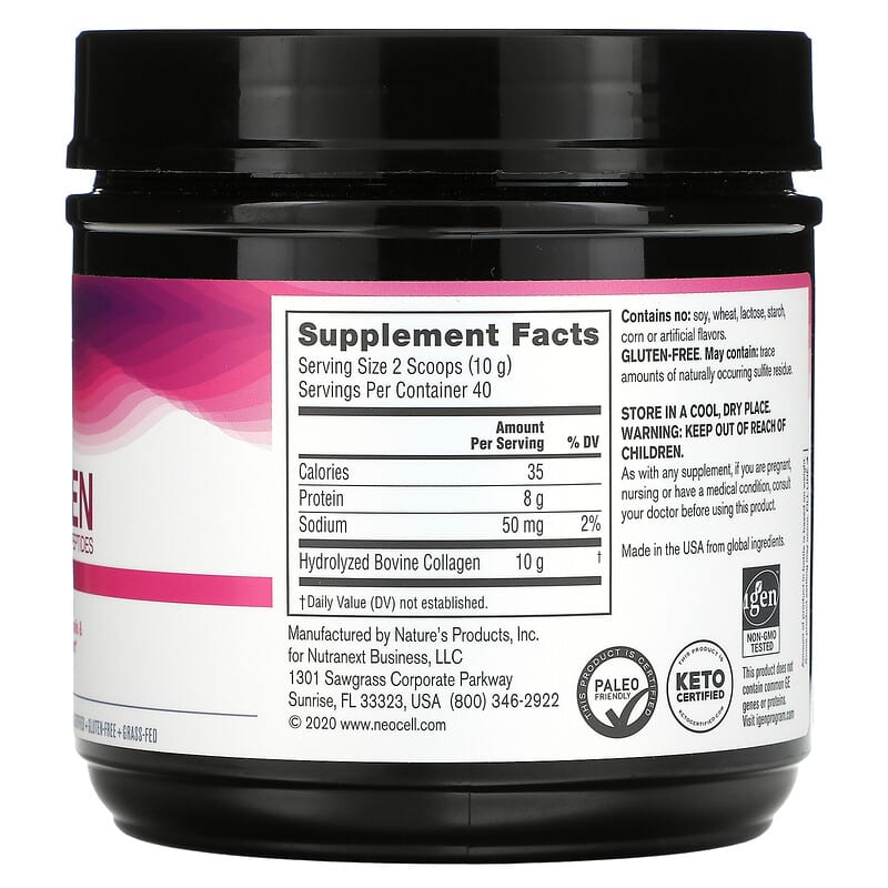 Neocell Super Collagen Peptides (Collagen Type 1&3) Unflavored 14.1 oz