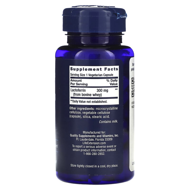 Life Extension Lactoferrin Caps  60 vcaps