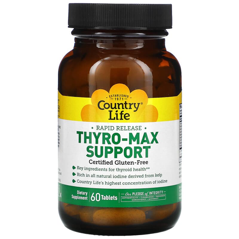 Country Life Thyro-Max Support  60 tabs